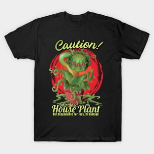 Venus Fly Trap Carnivorous Untrained House Plant Design T-Shirt